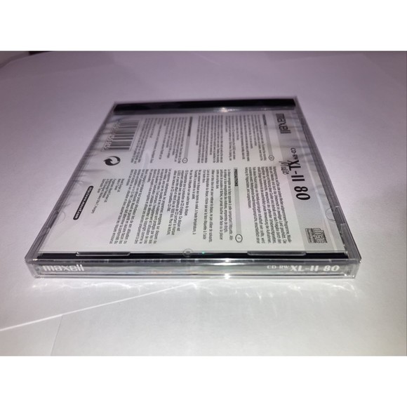 Maxell CD-RW 80 XL-II BRANDED DIGITAL Audio Music Rewritable 80Min IN Jewel Case - Picture 6 of 12